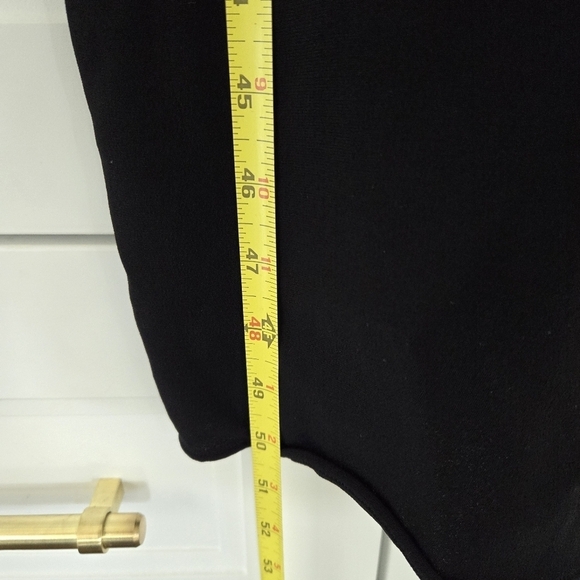 COS Batwing Sleeve Casual Rayon Midi Shift Dress Size 2 Long Crewneck Slit Back - Picture 6 of 9